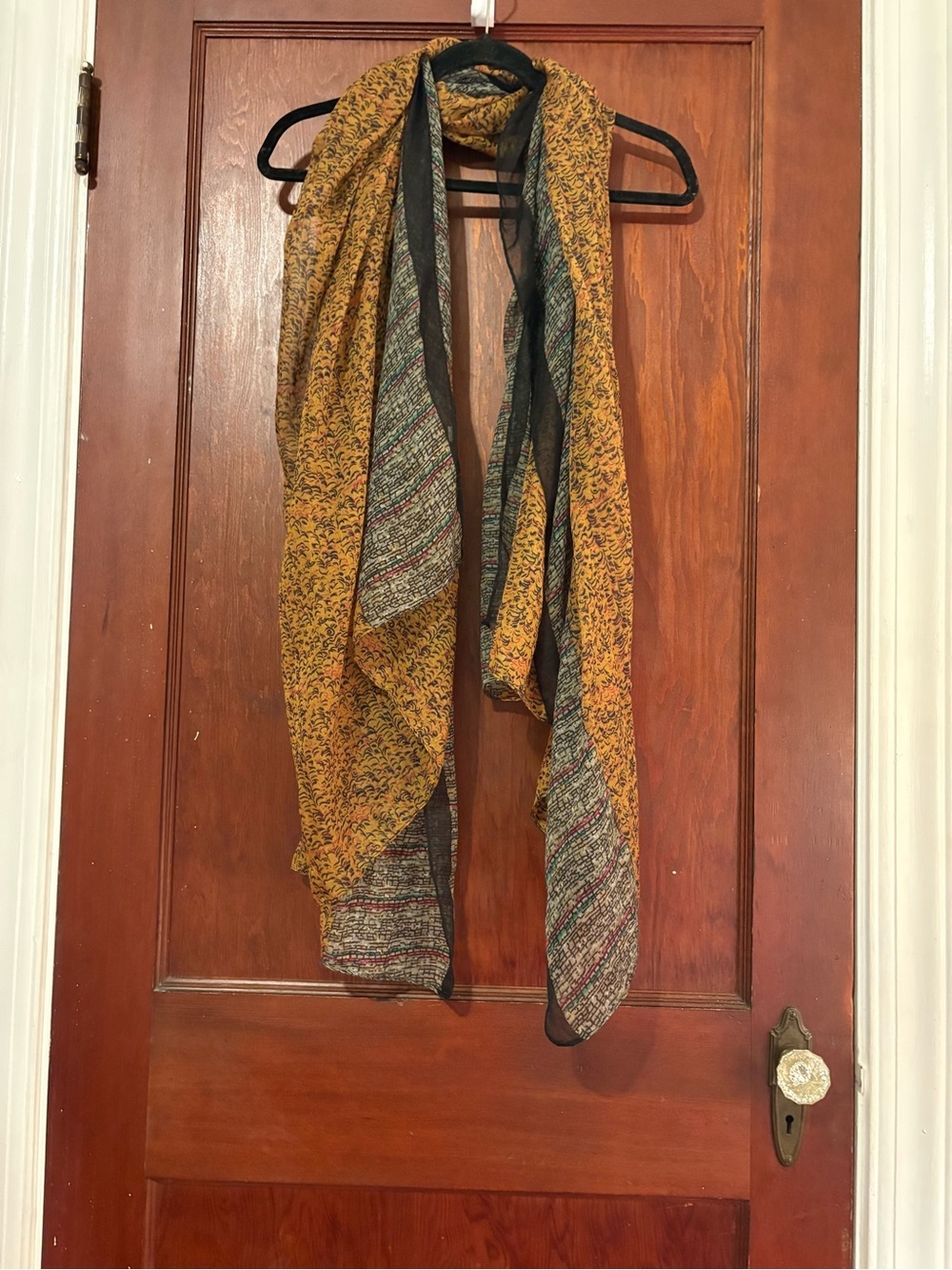 Women’s Bohemian Printed Scarves Set of Two - Picture 7 of 10